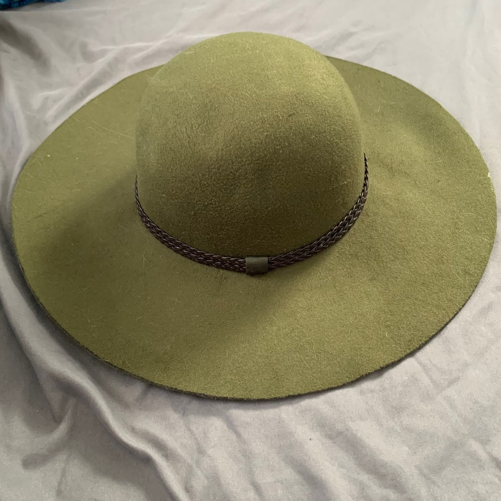 Army Green Felt Hat
